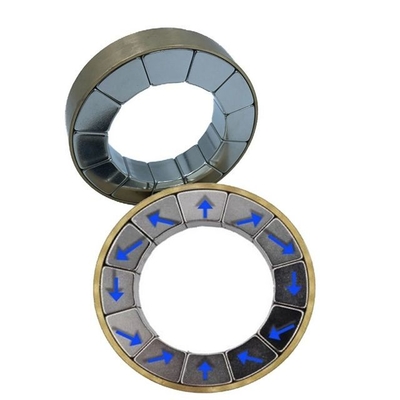 Halbach Array مغناطيس نيوديميوم N52 مع مادة فولاذية للمولدات