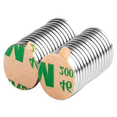 GWM - 261 مغناطيس قرص نيوديميوم NdFeB دائم مع غراء 3M