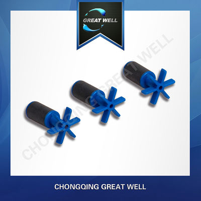 Nylon Impeller Rotor Magnet , Plastic Injection Y30 Ferrite Magnet